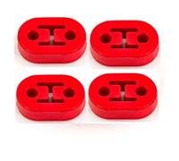 d'échappement Cintre D'échappement Universel Caoutchouc Pour Voiture, 4 Pièces, Support Douille, Montage Tuyau, Isolant, Silencieux À 2 Trous Embout Echappeme