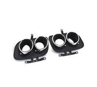 D'échappement Embout De Silencieux D'échappement En Acier Inoxydable 304 Pour 992 Pour Carrera 2/4/S/4S Embout Buse Pour Système D'échappement Quad Car Extrémités Tuyau(Argent)