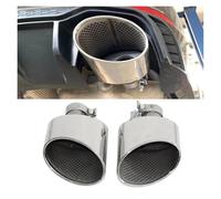 D'échappement Embout Silencieux 1 Paire D'embouts D'échappement Pour A4 A6 A7 A5 Jusqu'à RS4 RS6 RS7 RS5 Tuyau D'échappement En Acier Inoxydable(A)