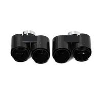 D'échappement Embout Silencieux Pour BMW G20 G21 330i 330d 320d Système D'échappement À Double Sortie Silencieux Embout D'échappement Quad En Fibre De Carbone Acier Inoxydable(B Carbon Fiber 1)