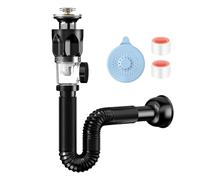 d'échappement - extensible, rallonge flexible pour évier, P-Trap | d'échappement universel anti-odeur Installation rapide anti-fuite, acessors pour l'installation du