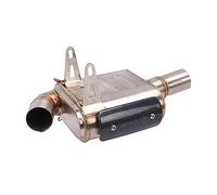 D'Échappement Moto D'Échappement Évasion Tube D'échappement Moto Éliminateur Tuyau Lien Modifié Moto Connexion Améliorée avec Silencieux pour CFmoto pour NK400 pour NK650(Mid Link Pipe)