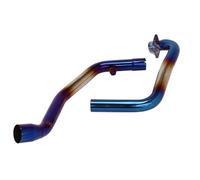 D'échappement Raccord D'échappement Avant 51 Mm pour Moto pour Suzuki Gixxer 250, Gixxer 250, SF250, Adaptateur De Tube Intermédiaire Modifié. Silencieux(Couleur 2)