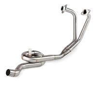 D'échappement Silencieux D'échappement Complet pour Moto pour Yamaha MT03 MT-03 R25 R3 (2014-2021), Silencieux D'échappement À Enfiler, Tuyau De Liaison Avant Silencieux(Acier Inoxydable 2)