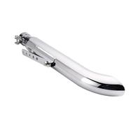 d'échappement Silencieux pour Bobbers CRF230F CRF150F Universel Moto Café Racer Tuyau D'échappement Silencieux Tube Arrière Silencieux Tuyau D'échappement Silencieux(Silver)