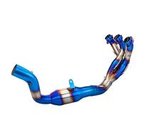 D'échappement Tuyau Compatible Avec Yamaha Pour MT-09 Pour FZ-09 2021 2022 2023 Tuyau D'échappement Moto Réaménagement Complet Véhicule Tuyau Liaison Silencieux D'échappement Central Avant