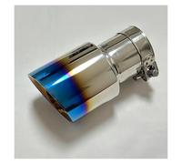 d'échappement Tuyau D'échappement Universel En Acier Inoxydable, Fixation Pour Voitures, Bord Droit Évasé, Bleu, 114mm, 101mm, 89mm d'échappement(63mm-101mm)