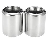 d'échappement tuyau Pour Mazda Pour CX30 Pour CX-30 2020-2022 Embout Silencieux D'échappement Rond Acier Inoxydable(Silver 2pcs)
