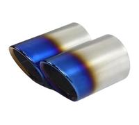 D'échappement Voiture Pour B&MW X1 F48 2016 2017 2018 2019 2020 2021 2022 2023 Silencieux D'échappement Extérieur Embout Dédié(Blue 2pcs)