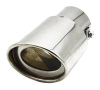 D'échappement Voiture Pour P&eugeot 207 307 408 Embout Silencieux D'échappement Argenté Droit 1 Pièce A-XXWH-001