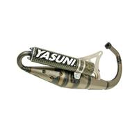 D'échappement YASUNI Scooter Z Carbone pour MINARELLI Debout Jaune