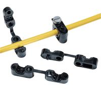 Décharge de traction HellermannTyton 234-10300 Ø max. des bornes 7.7 mm Polyamide 6.6 noir