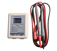 Déchargeur à condensateur numérique avec voltmètre CC intégré, 800 V haute tension rapide sans étincelle stylo pour test de circuit électronique (montrer en rouge)