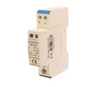 Déchargeur de surtension 220 V, type T2 1P+N 2 pôles, occupe 1 module DIN, protège les systèmes contre la foudre et les pics de tension