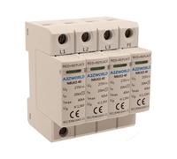 Déchargeur de surtension modulaire, SPD Type 2 T2, 3P+N de 4 modules DIN, 20 kA-40 kA AC275 V, IP20 IEC61643-11