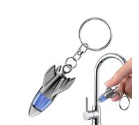 Déchargeur d'électricité statique - Porte-clés haute tension antistatique, multifonction pour enlever l'électricité statique pour la sécurité du corps humain, bleu, Refer to description