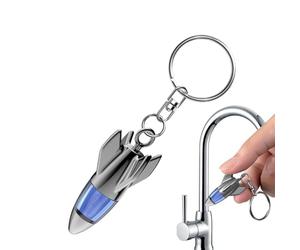 Déchargeur d'électricité statique - Porte-clés haute tension antistatique, multifonction pour enlever l'électricité statique pour la sécurité du corps humain, bleu, Refer to description