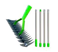 Déchargeur en acier sans parc de jardin, défilé de | Assemblage facile, mauvaises herbes, plantation, préparation des , longue poignée robuste, poignée ergonomique confortable avec un