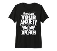 Déchargez-Le de Toute Votre anxiété 1 Pierre 5:7 Écriture biblique T-Shirt Haut de Gamme