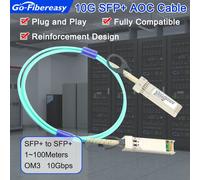 Déchets de câble optique actif pour placard,HuaWei,MikroTik,Dell,AOC 10G,1m,2m,3m,5m,10m,15M. Syen + commutateur de fibre Netgear,etc. - Type 5Meters OM3