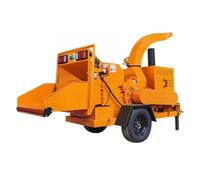 Déchiqueteuse à bois commerciale - Broyeur à bois polyvalent à couple élevé pour déchets de cour, centres de traitement et de recyclage des branches industrielles