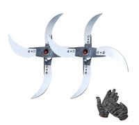 Déchiqueteuse d' agricole - Diamètre réglable - Outils de retrait avec 12 trous de montage pour jardin, terrasse, pelouse, déménagement, jardinage