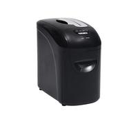 vidaXL Déchiqueteuse de papier 10 feuilles à micro-coupe Noir Noir G