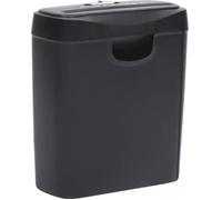 vidaXL Déchiqueteuse de papier 51551 — 6 feuilles, coupe en bandes, bac 10 L