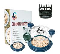 Déchiqueteuse de poulet | Outil de broyage de poulet | Base antidérapante | Déchiqueteuse de poitrine de poulet | Couvercle transparent | Résistance à la chaleur | Poignée ergonomique | Broyeur de