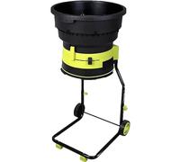 Déchiqueteuse électrique de jardin avec pelle à feuilles et sac de collecte, paille efficacement 208 l/min pour une gestion facile des déchets de jardin