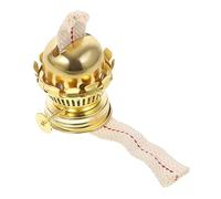 DECHOUS 1 Jeu Accessoires pour Lampes à Huile en Verre Brûleur De Lampe à Huile en Laiton Support De Mèche pour Lampe à Huile Pied De Intérieur Alliage D'aluminium Antique