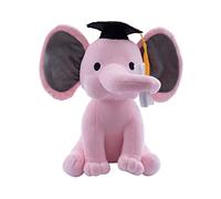 DECHOUS 1 Pièce Peluche Poupée De Fin D'études Poupée De Bureau De Graduation De Remise des Diplômes De De Graduation De D'éléphant Coton PP Rose
