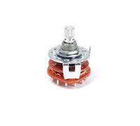 DECHOUS 1 Sélecteur Rotatif 3 Pôles 4 Positions Potentiomètre de Guitare Structure Métal-Plastique pour Contrôle Audio et Bande Adapté aux Amplificateurs de Guitare