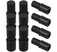 DECHOUS 10 Pièces Embout Fileté de Rechange, Adaptateur 22mm Noir ABS | Réparation Rapide et Fixation Stable, pour Perches Extensibles, Bords de Peinture, Bureau et Chantier