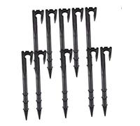 DECHOUS 10 pièces Piquets de Fixation pour Système Irrigation Goutte à Goutte Supports Robustes PP pour Tuyaux Arrosage de Jardin Piquets Anti-Casse Polyvalents pour Espaces Verts et