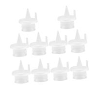 DECHOUS 10 Pièces Valve Silicone pour Pompe à Lait Maternel Clapet Anti-retour Bec de Canard Accessoires Compatibles Pompes Manuelles et Électriques Sécurité et Mère