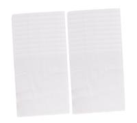 DECHOUS 100 Feuilles de Masque Facial en Papier Gaufré Blanc Jetable pour Soin Visage, sans Odeur, Compactes, pour Soins en Salon ou Voyage D'affaires