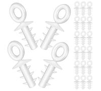 DECHOUS 100 Pièces Capuchons de Décoration de Noël en Plastique pour | Protège la Partie Supérieure des Ornements, Installation Facile, Support Solide, pour Écoles et Maisons