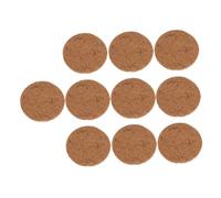 DECHOUS 10pièces Tapis pour Nid De Pigeon Lot de Accessoires pour Pigeons Tapis pour Oiseaux Nicheurs Forme Ronde Naturel