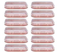 DECHOUS 12 pièces Boîte de Rangement pour Faux Ongles Coffret de Présentation Portable pour Nails Art Organiseur Pratique et Léger pour Faux Ongles pour Exposition et Stockage à Domicile