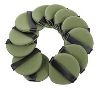 DECHOUS 12 pièces Double-sided Drip Cosmetic Puff For Wet And Dry Use Soft Facial Powder Puff For Foundation Concealer Blush And Highlighter Application