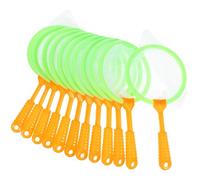 DECHOUS 12 pièces Lot de Filets pour Garçon Fille Filets à Insectes et Petits Poissons Portable et Sécurisé pour Jeux Exploration Plein Air Couleur Aléatoire Couleur Aléatoire