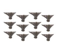 DECHOUS 12 Pièces Petits Pieds de Boîte à Bijoux en Alliage de Zinc, Griffe | Quincaillerie Rétro pour Coffret en Bois, Vis Incluses, Support Stable pour Objets D’artisanat