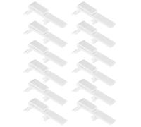 DECHOUS 12pièces Clips de Fixation pour Volet Vertical Pom Anti-poussière Joints de Cache Rideaux Plastique Durables pour Réparation de Stores et Rideaux Décoratifs
