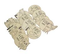 DECHOUS 12pièces Décoratives Pour Garçon Fille Mensuels De Photo Souvenirs Garçon Fille Animaux Forêt