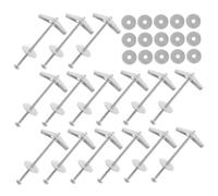 DECHOUS 15ensembles Ancrages Pour Plafond Et Murs Creux Boulons à Ailettes Et Écrous Robustes Pour Cloisons Sèches Bois Et Autres Substrats Kit De Facile à Installer