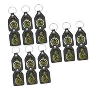 DECHOUS 18 Pcs Porte-clés En Cuir Porte-clés Vierge Marie Porte-clés Religieux Bénisse Le Porte-clés Pendentifs Religieux Porte-clés Baptême Décoration Guadeloupe Manquer Peau Croix