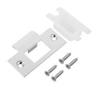 DECHOUS 1ensemble Jeu de Plaques de Renfort Acier Inoxydable pour Pêne Dormant Plaque de Blocage pour Porte Intérieure Accessoire et Stylé Couleur Aléatoire
