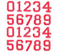 DECHOUS 2 ensembles Autocollants Numérotés Football T-shirt de Auto-adhésifs pour Décoration DIY Couvre Taches et Personnalisation des Maillots de Sport