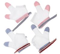 DECHOUS 2 Paires mordant les anneaux clou arrêter et développer le rongement des ongles tondeuse touche doigts bébé arrête de des butée de se ronger les ongles rapporter